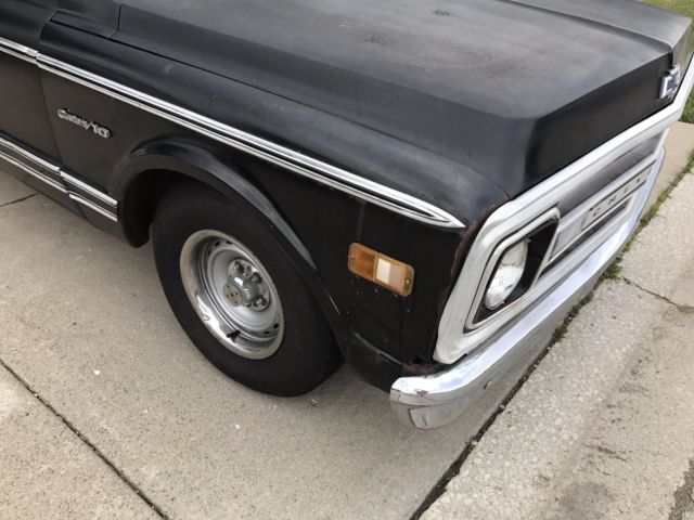 1969 Black Chevrolet C-10 Standard Cab Pickup