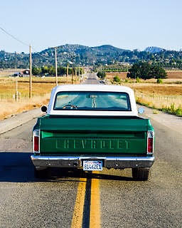 1969 Green Chevrolet C-10 modified short bed