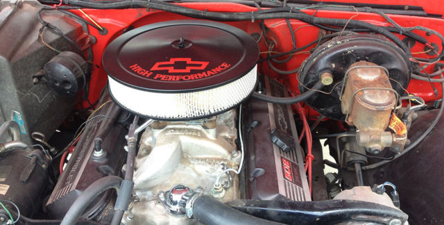 1972 Red Chevrolet C-10 Standard Cab Pickup