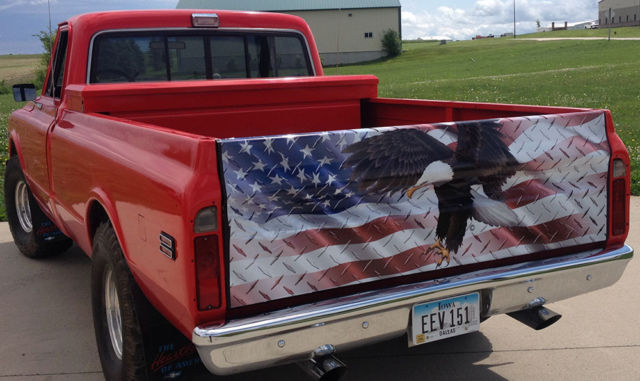1972 Red Chevrolet C-10 Standard Cab Pickup