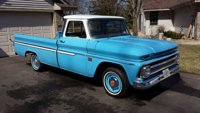1966 Blue Chevrolet C-10
