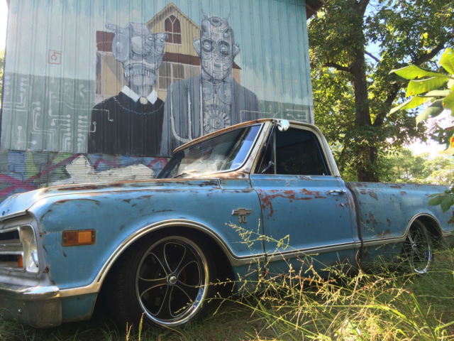 1968 BLUE Chevrolet C-10 SHORT BOX