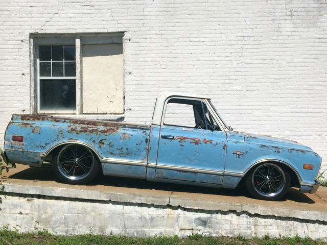 1968 BLUE Chevrolet C-10 SHORT BOX