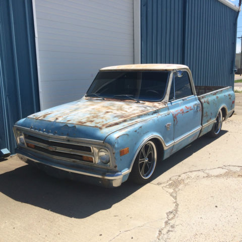 1968 BLUE Chevrolet C-10 SHORT BOX
