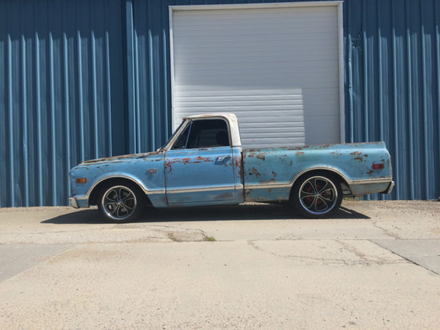 1968 BLUE Chevrolet C-10 SHORT BOX