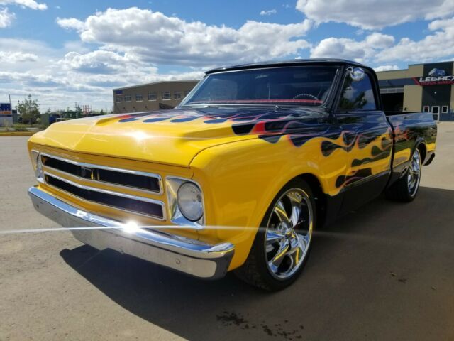 1967 Black Chevrolet C-10 pickup
