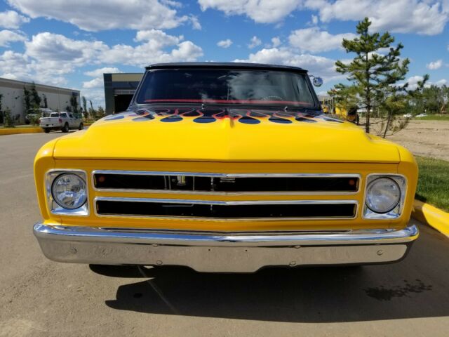 1967 Black Chevrolet C-10 pickup