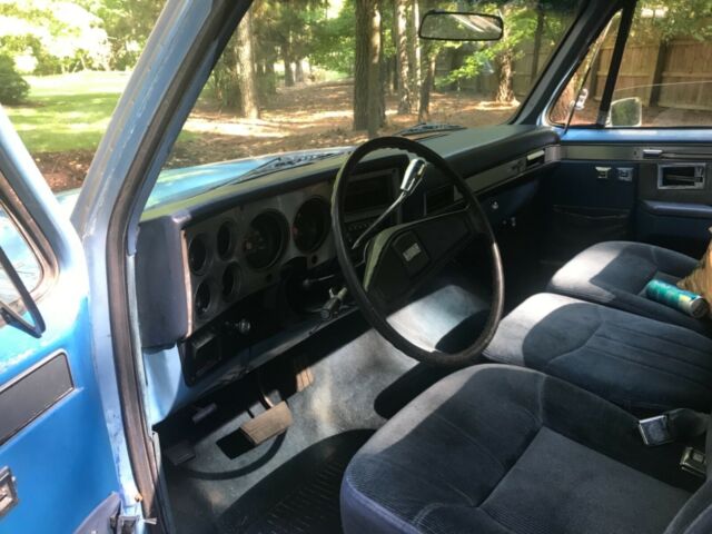 1984 Blue Chevrolet C-10 Standard Cab Pickup