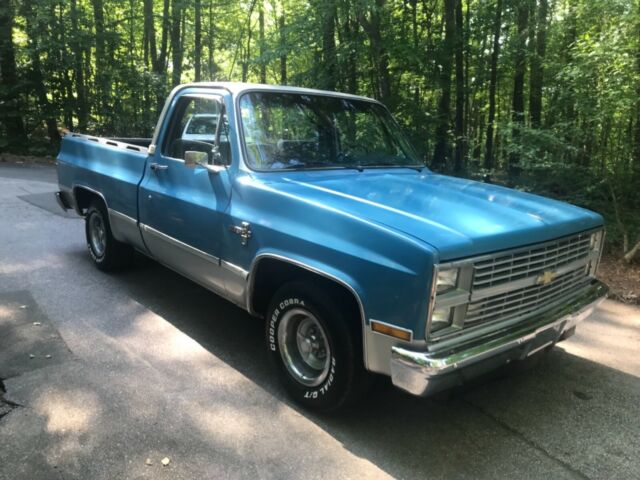 1984 Blue Chevrolet C-10 Standard Cab Pickup