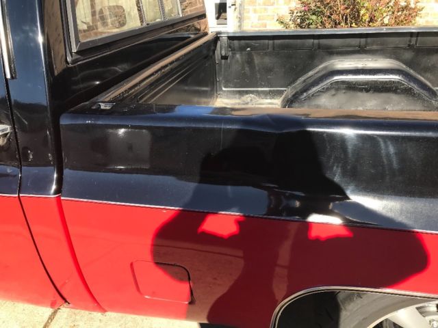 1982 Red Chevrolet C-10 truck