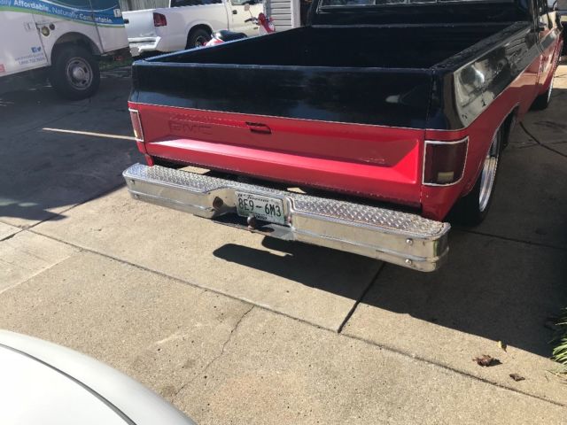 1982 Red Chevrolet C-10 truck