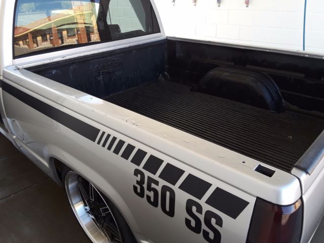 1990 Silver Chevrolet Silverado 1500 Regular cab short bed