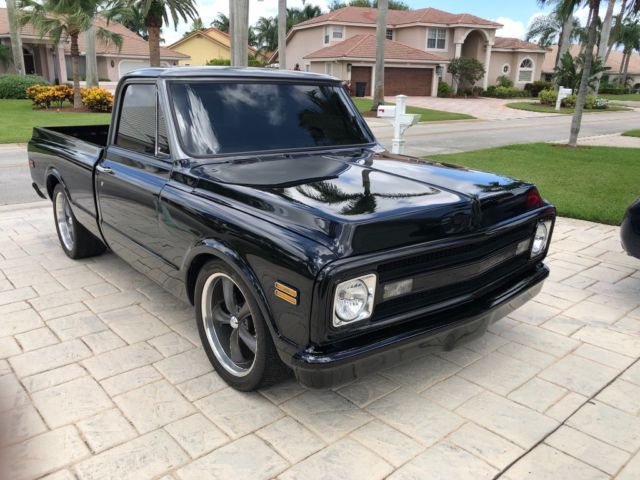 1971 Black Chevrolet C-10