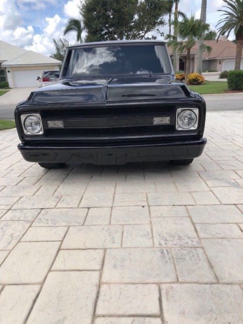1971 Black Chevrolet C-10