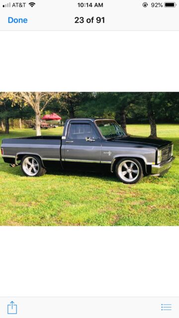 1984 Black Chevrolet C-10 Standard Cab Pickup