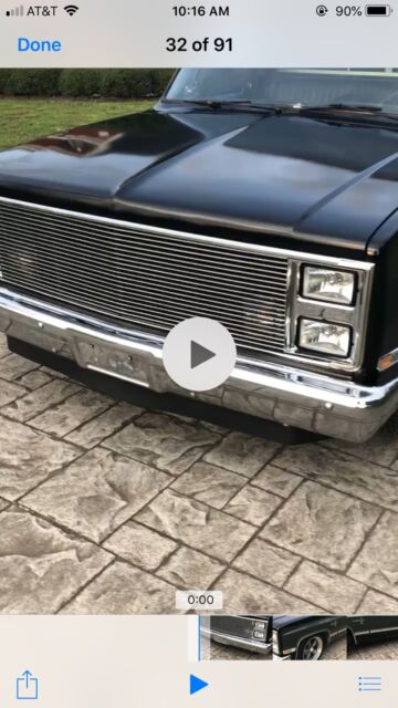 1984 Black Chevrolet C-10 Standard Cab Pickup