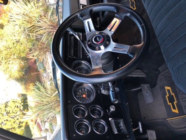 1987 Blue Chevrolet C-10 Crew Cab Pickup