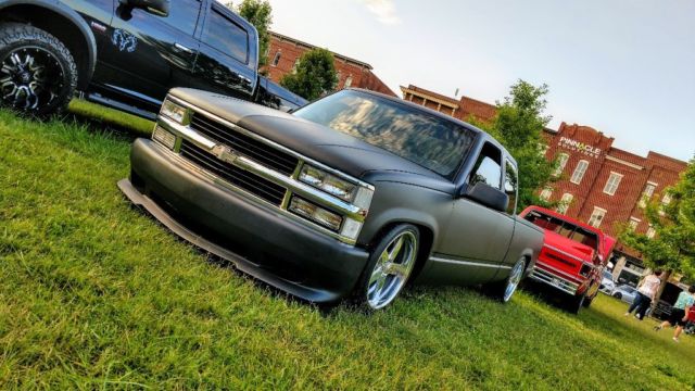 1991 Satin Black Chevrolet Silverado 1500 Extended Cab Pickup