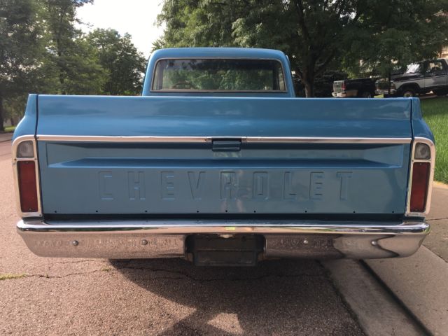 1970 Blue Chevrolet C-10 Pickup