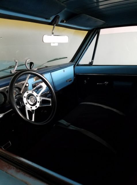 1969 Blue Chevrolet C20 Standard Cab Pickup