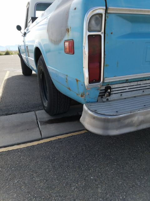 1969 Blue Chevrolet C20 Standard Cab Pickup