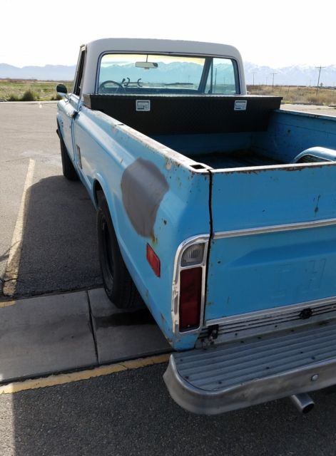 1969 Blue Chevrolet C20 Standard Cab Pickup