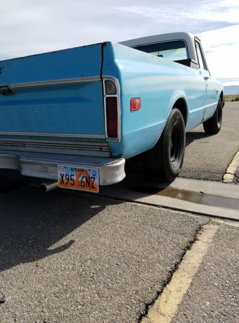 1969 Blue Chevrolet C20 Standard Cab Pickup