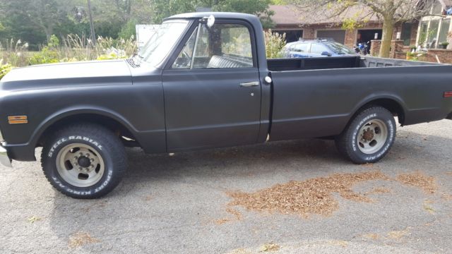 1972 Black Chevrolet C-10 Standard Cab Pickup