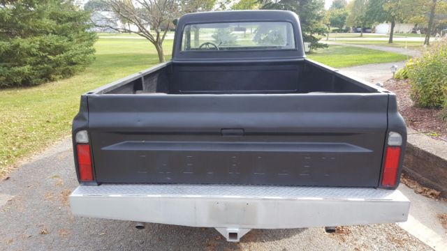 1972 Black Chevrolet C-10 Standard Cab Pickup