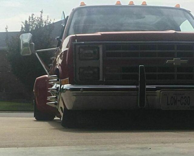 1986 Red Chevrolet C/K Pickup 3500 Crew Cab Pickup