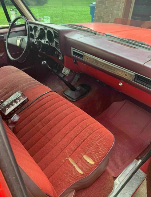 1986 Red Chevrolet C/K Pickup 3500 Crew Cab Pickup