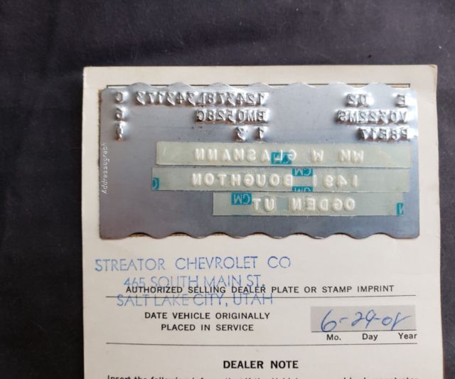 1968 Black Chevrolet Camaro