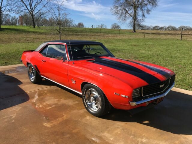 1969 Orange Chevrolet Camaro Coupe