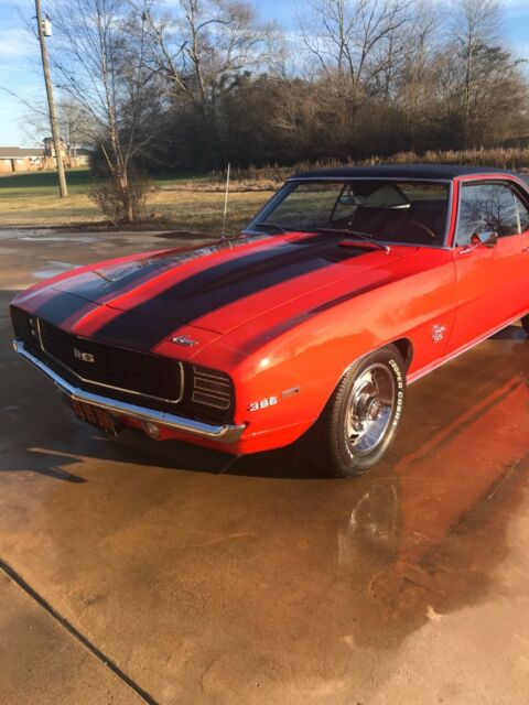 1969 Orange Chevrolet Camaro Coupe