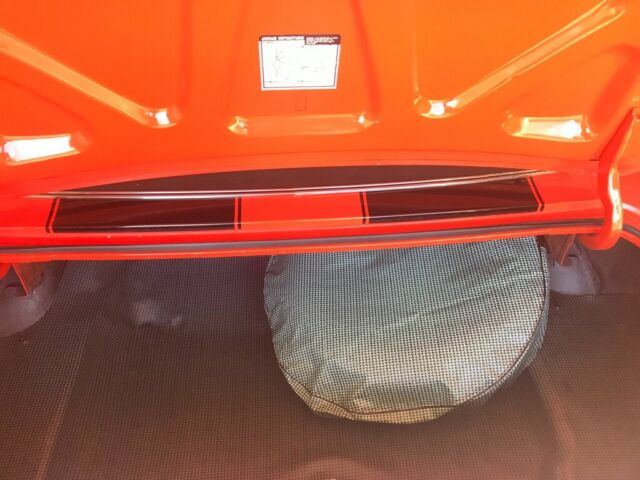 1969 Orange Chevrolet Camaro Coupe