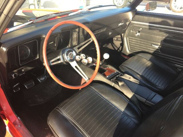 1969 Orange Chevrolet Camaro Coupe