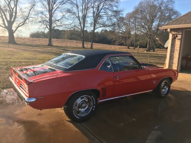 1969 Orange Chevrolet Camaro Coupe