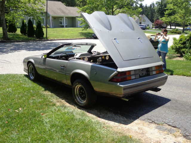 1983 Gray Chevrolet Camaro Convertible