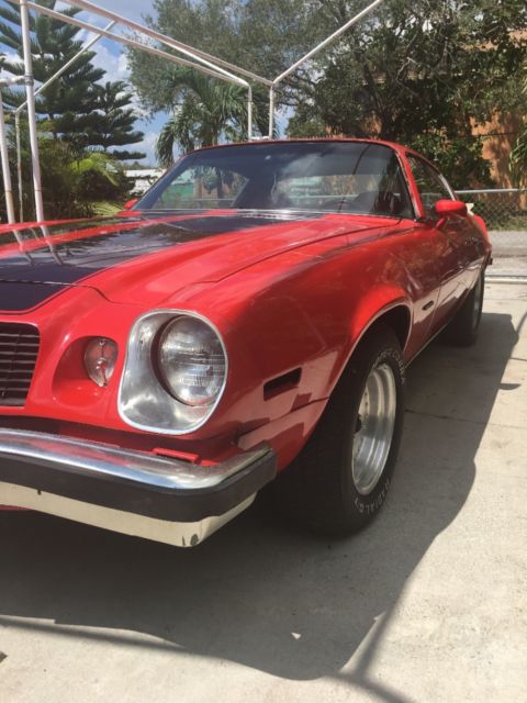 1975 Red Chevrolet Camaro Coupe