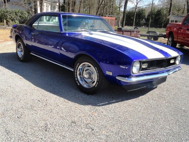 1968 Blue Chevrolet Camaro Coupe