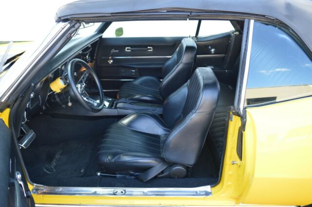 1968 Yellow Chevrolet Camaro Convertible