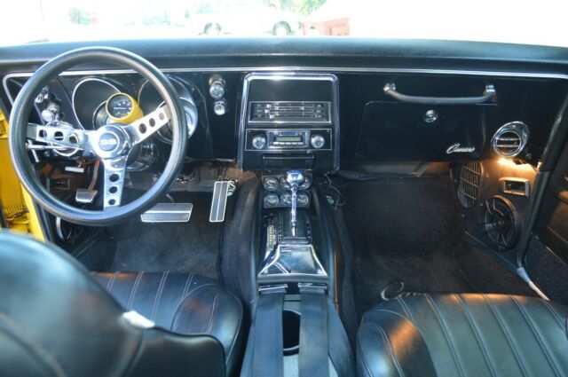 1968 Yellow Chevrolet Camaro Convertible