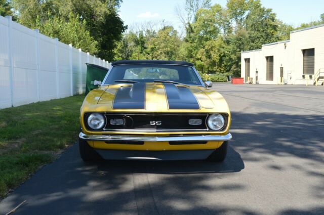 1968 Yellow Chevrolet Camaro Convertible