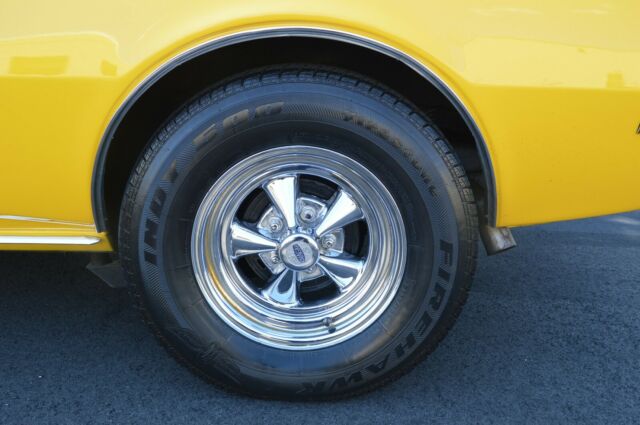 1968 Yellow Chevrolet Camaro Convertible