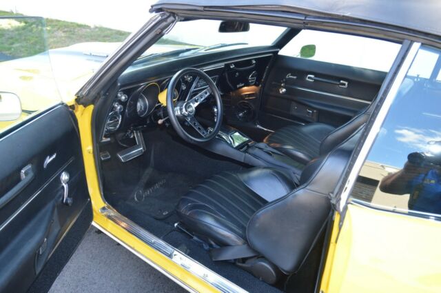 1968 Yellow Chevrolet Camaro Convertible