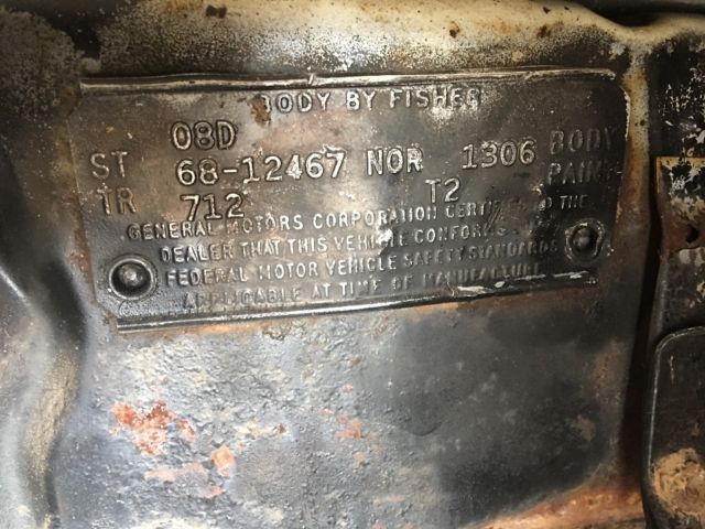 1968 Chevrolet Camaro Convertible