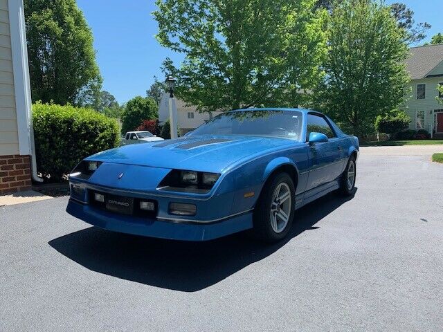 1985 Blue Chevrolet Camaro Coupe