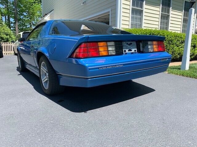 1985 Blue Chevrolet Camaro Coupe