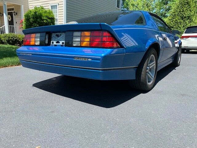 1985 Blue Chevrolet Camaro Coupe