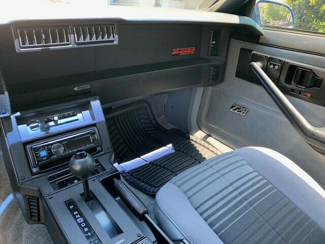 1985 Blue Chevrolet Camaro Coupe